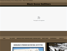 Tablet Screenshot of blackgooseoutfitters.com